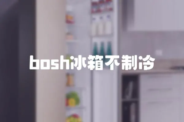 bosh冰箱不制冷