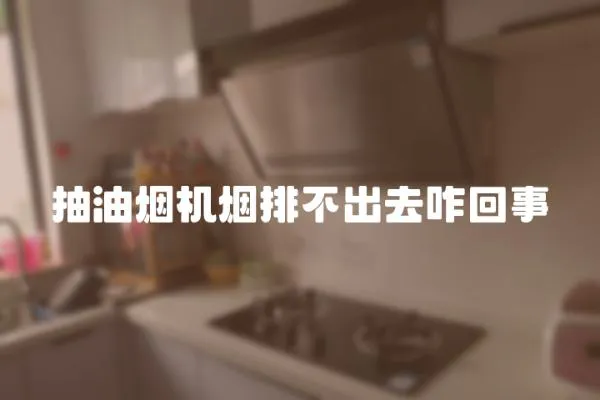 抽油煙機(jī)煙排不出去咋回事