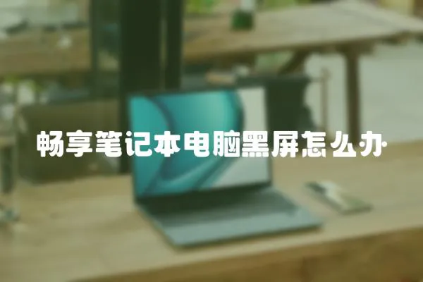 暢享筆記本電腦黑屏怎么辦