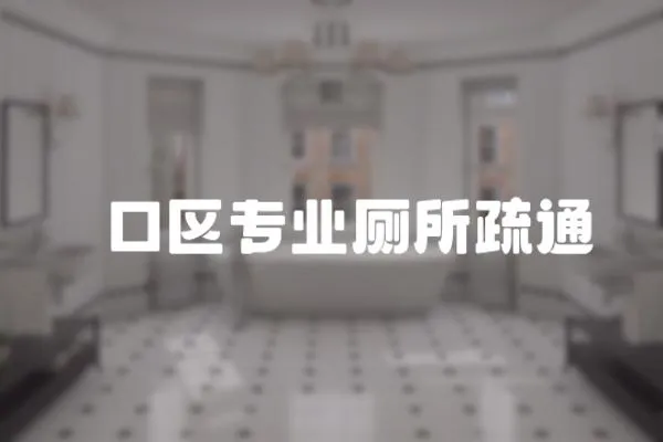 硚口區專業廁所疏通