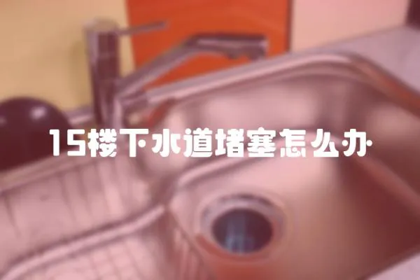 15樓下水道堵塞怎么辦