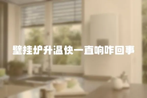 壁掛爐升溫快一直響咋回事