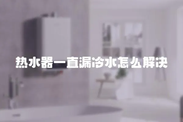 熱水器一直漏冷水怎么解決