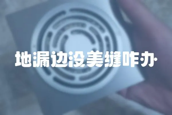 地漏邊沒美縫咋辦