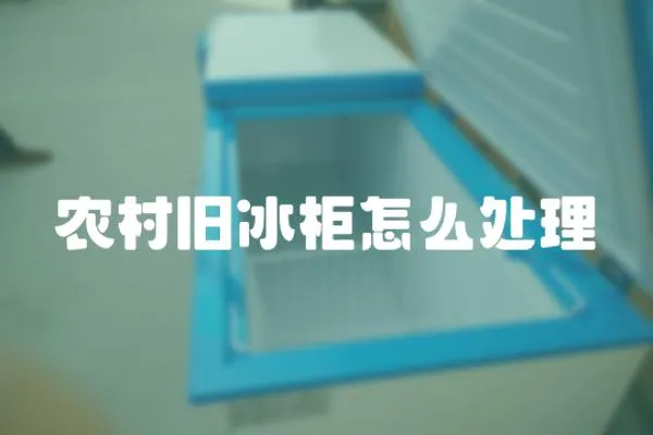 農(nóng)村舊冰柜怎么處理