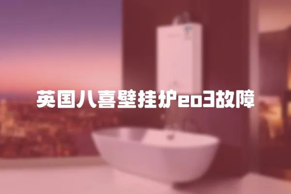 英國八喜壁掛爐eo3故障