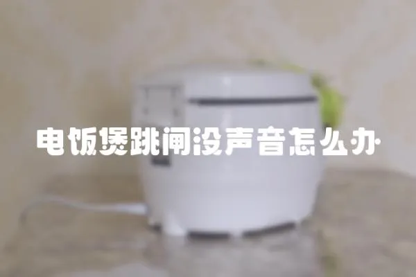 電飯煲跳閘沒聲音怎么辦
