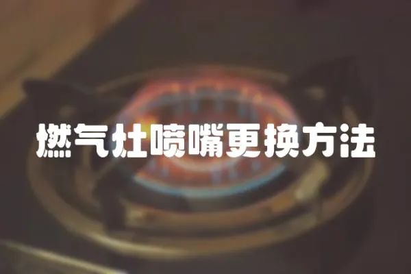 燃?xì)庠顕娮旄鼡Q方法