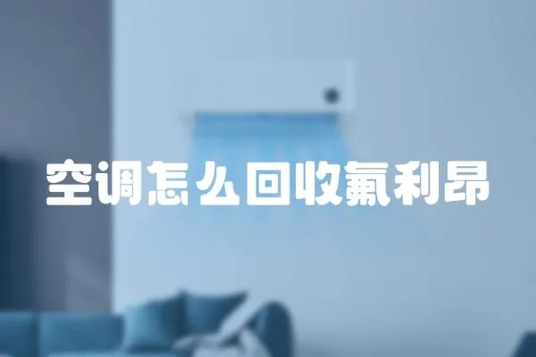 空調(diào)怎么回收氟利昂