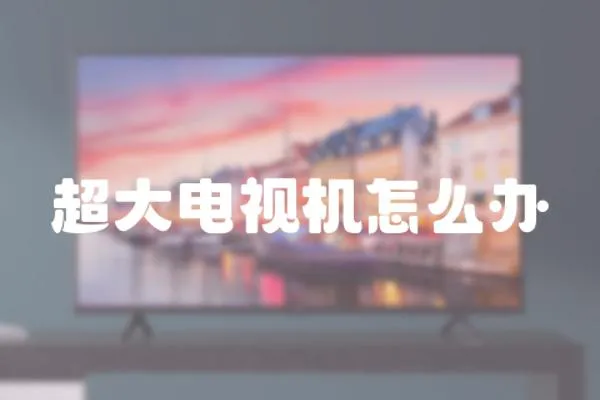 超大電視機(jī)怎么辦
