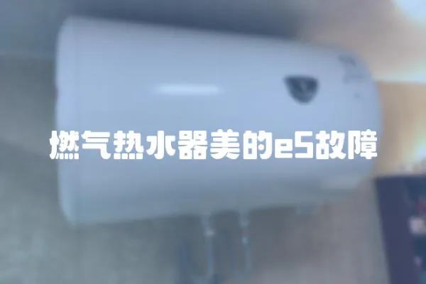 燃氣熱水器美的e5故障