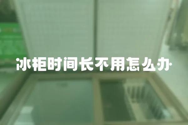 冰柜時間長不用怎么辦