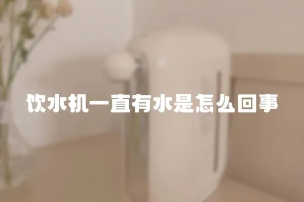 飲水機一直有水是怎么回事