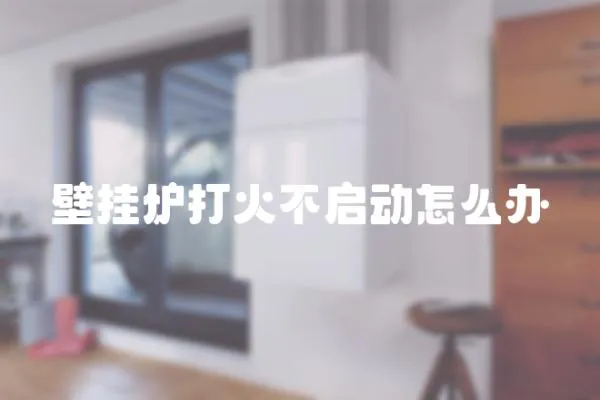 壁掛爐打火不啟動怎么辦