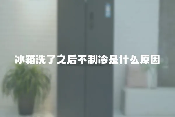 冰箱洗了之后不制冷是什么原因