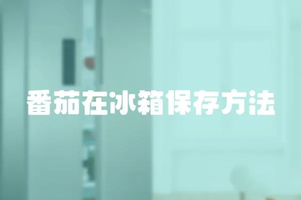番茄在冰箱保存方法
