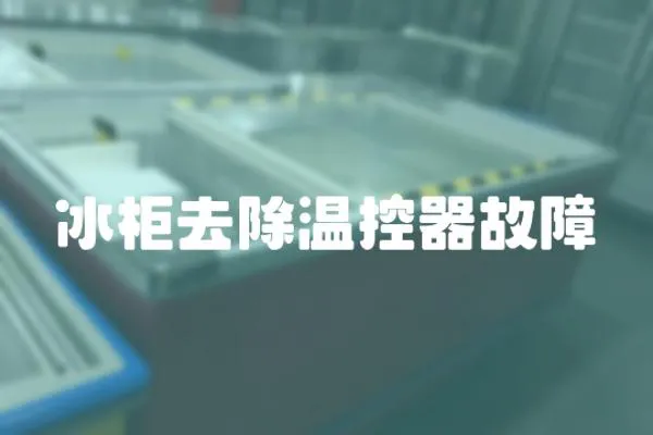 冰柜去除溫控器故障