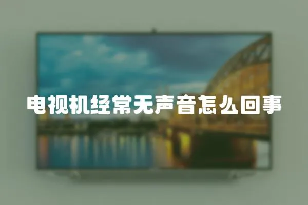 電視機經常無聲音怎么回事