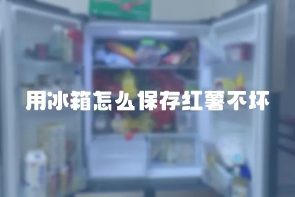 用冰箱怎么保存紅薯不壞