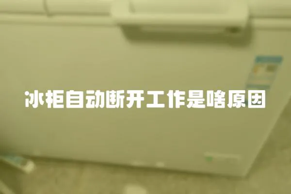 冰柜自動斷開工作是啥原因