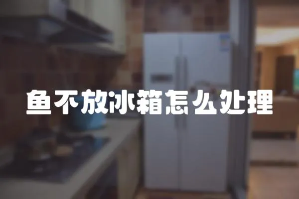 魚不放冰箱怎么處理