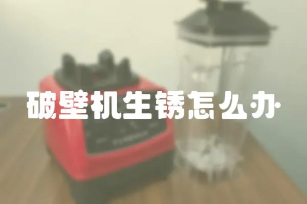 破壁機生銹怎么辦