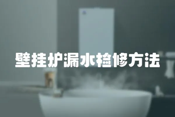 壁掛爐漏水檢修方法