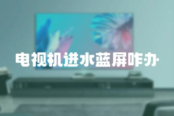 電視機進水藍屏咋辦