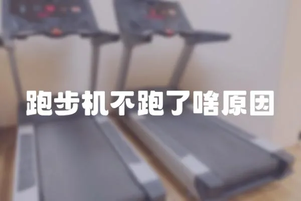 跑步機(jī)不跑了啥原因