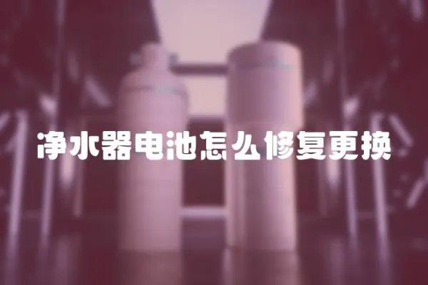 凈水器電池怎么修復更換