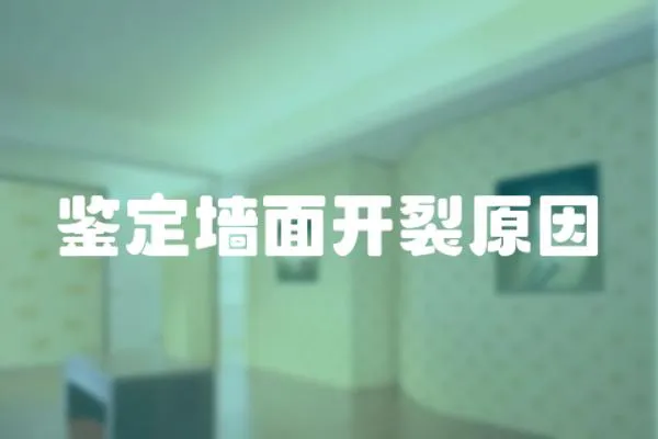 鑒定墻面開裂原因