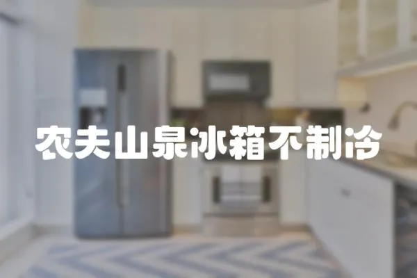 農夫山泉冰箱不制冷