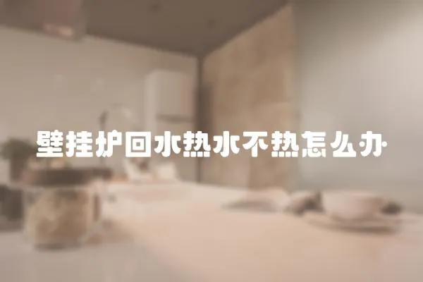 壁掛爐回水熱水不熱怎么辦
