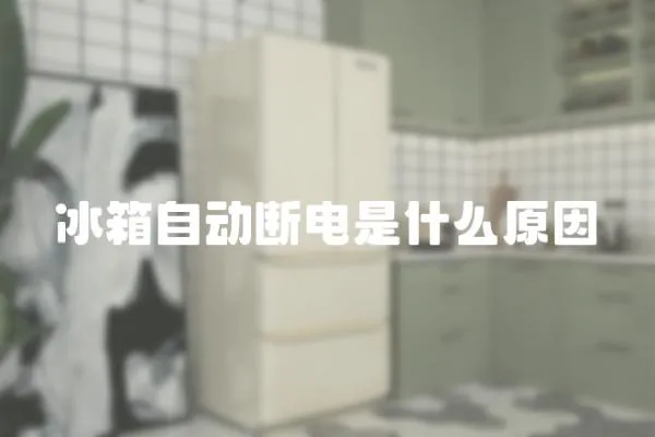 冰箱自動(dòng)斷電是什么原因