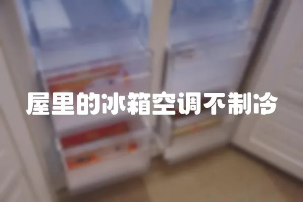 屋里的冰箱空調(diào)不制冷