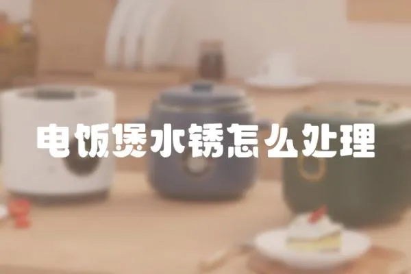 電飯煲水銹怎么處理
