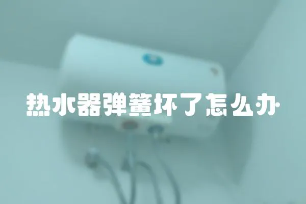 熱水器彈簧壞了怎么辦