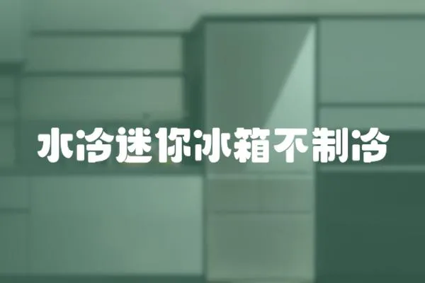 水冷迷你冰箱不制冷