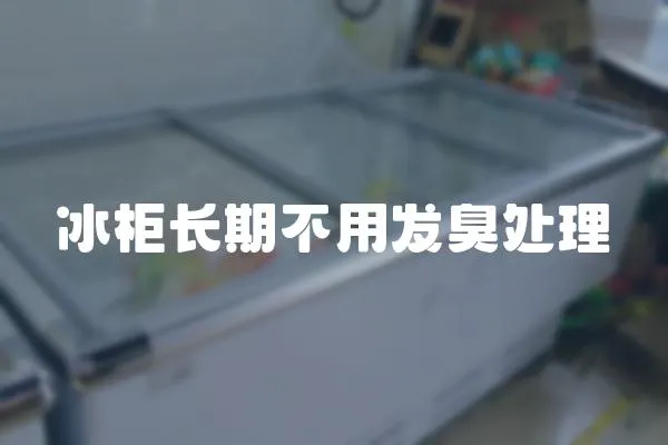 冰柜長期不用發臭處理