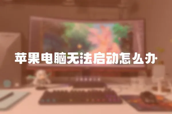 蘋果電腦無法啟動怎么辦