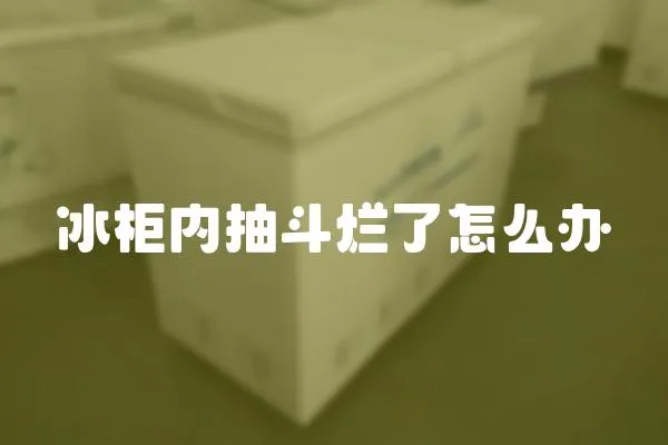 冰柜內抽斗爛了怎么辦