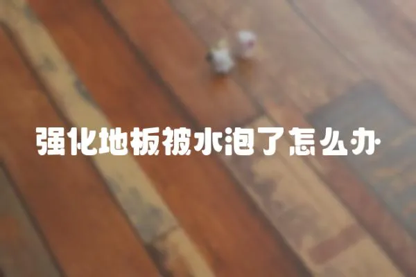 強(qiáng)化地板被水泡了怎么辦