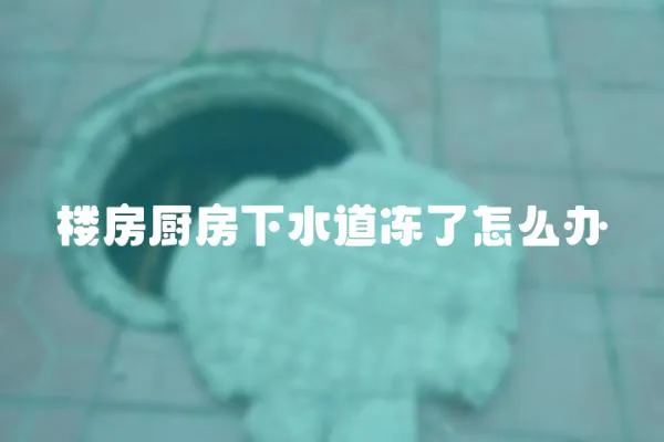 樓房廚房下水道凍了怎么辦