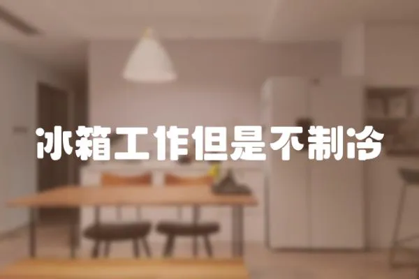 冰箱工作但是不制冷