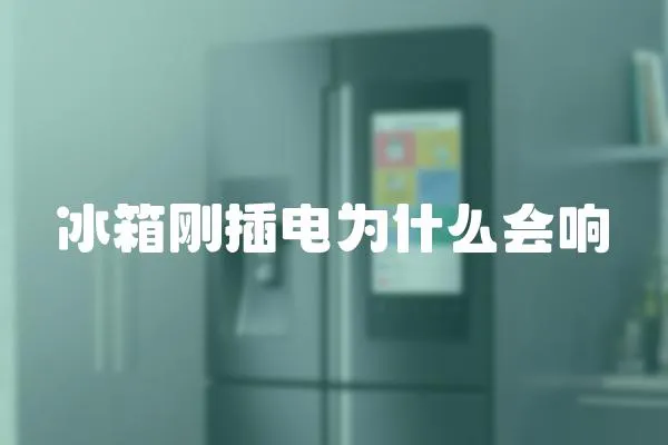 冰箱剛插電為什么會響