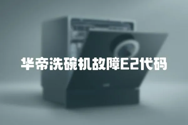 華帝洗碗機故障E2代碼