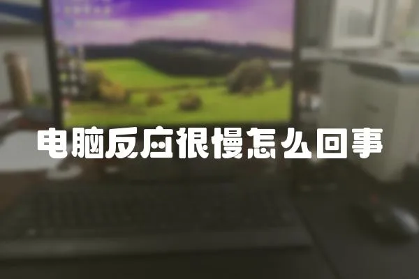 電腦反應(yīng)很慢怎么回事