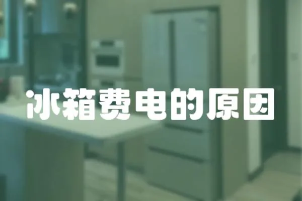 冰箱費電的原因
