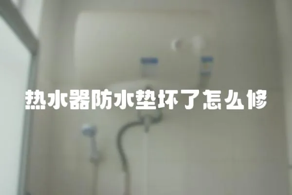 熱水器防水墊壞了怎么修
