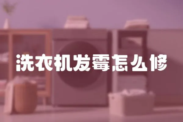 洗衣機發霉怎么修